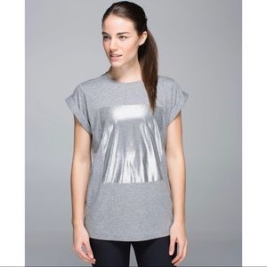 lululemon Roll Around Tee *metallic